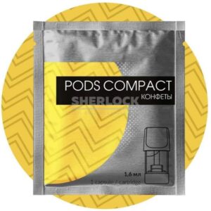 Капсула  Pods Compact для Logic 1,5 % Конфеты купить с доставкой в СПб, по России и СНГ. Цена. Изображение №35. 