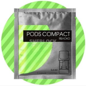 Капсула  Pods Compact для Logic 1,5 % Яблоко купить с доставкой в СПб, по России и СНГ. Цена. Изображение №15. 