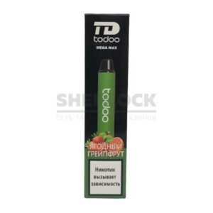 Электронная сигарета TODOO MEGA MAX 2500 (Ягодный грейпфрут) купить с доставкой в СПб, по России и СНГ. Цена. Изображение №16. 