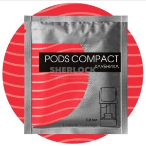 Капсула  Pods Compact для Logic 1,5% Клубника купить с доставкой в СПб, по России и СНГ. Цена. Изображение №18. 