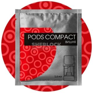 Капсула  Pods Compact для Logic 1,5 % Вишня купить с доставкой в СПб, по России и СНГ. Цена. Изображение №8. 