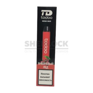 Электронная сигарета TODOO MEGA MAX 2500 (Вишневый лед) купить с доставкой в СПб, по России и СНГ. Цена. Изображение №15. 