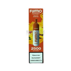 Электронная сигарета Fummo TARGET 2500 (Манго-Ананас) купить с доставкой в СПб, по России и СНГ. Цена. Изображение №38. 