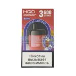 Электронная сигарета HQD BANG 3600 (Кола Малина) купить с доставкой в СПб, по России и СНГ. Цена. Изображение №11. 