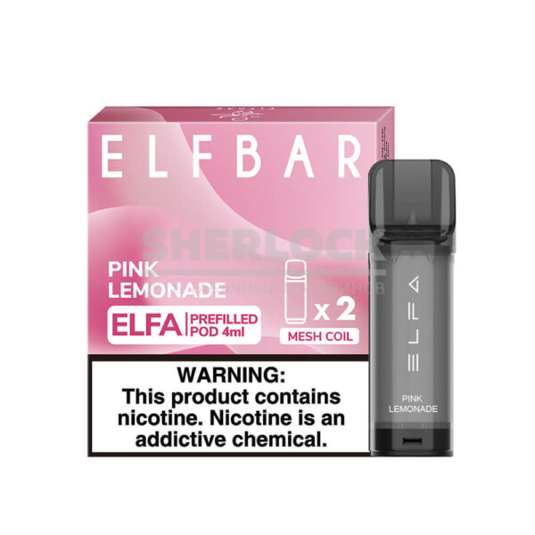 Картридж Elf Bar Elfa - Pink Lemonade (Розовый Лимонад) купить с доставкой в СПб, по России и СНГ. Цена. Изображение №8. 