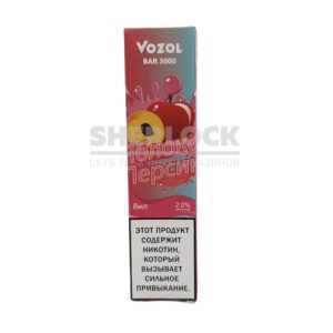 Электронная сигарета VOZOL BAR 3000 (Яблоко персик) купить с доставкой в СПб, по России и СНГ. Цена. Изображение №17. 