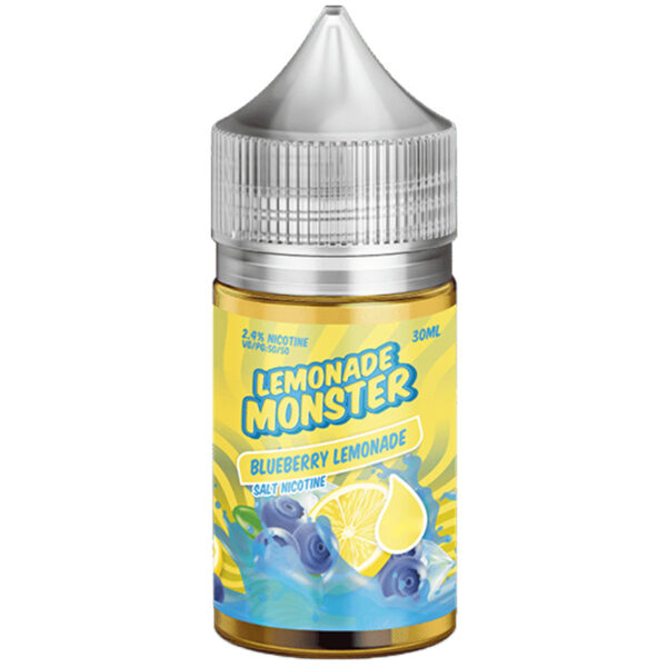 Жидкость Lemonade Monster Salt Blueberry (30 мл) купить с доставкой в СПб, по России и СНГ. Цена. Изображение №8. 