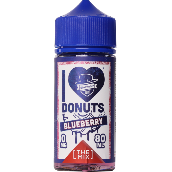 Жидкость Mad Hatter I Love Donuts Blueberry Shortfill (100 мл) купить с доставкой в СПб, по России и СНГ. Цена. Изображение №8. 