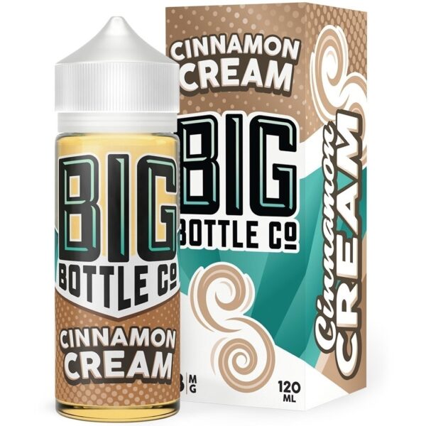 Жидкость Big Bottle Cinnamon Cream (120мл) купить с доставкой в СПб, по России и СНГ. Цена. Изображение №10. 