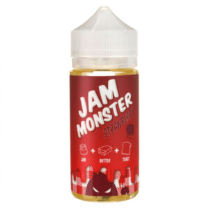 Жидкость Jam Monster Strawberry (100 мл) купить с доставкой в СПб, по России и СНГ. Цена. Изображение №11. 