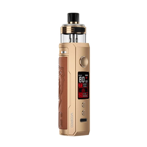 Voopoo Drag X PnP-X 80W Kit (Shield Gold) купить с доставкой в СПб, по России и СНГ. Цена. Изображение №15. 