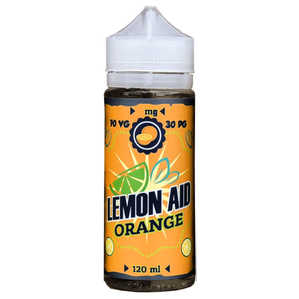 Жидкость Lemon Aid Orange (120 мл) купить с доставкой в СПб, по России и СНГ. Цена. Изображение №8. 