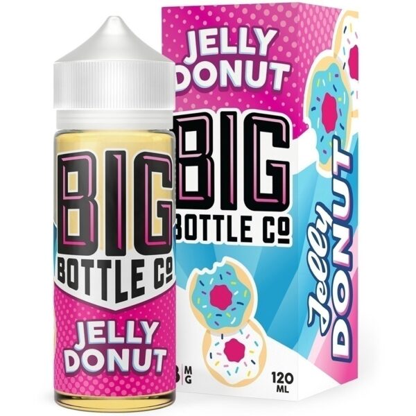Жидкость Big Bottle Jelly Donut (120мл) купить с доставкой в СПб, по России и СНГ. Цена. Изображение №10. 