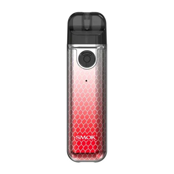 Smok Novo 4 Mini Pod Kit 900mAh (Silver Red Cobra) купить с доставкой в СПб, по России и СНГ. Цена. Изображение №8. 