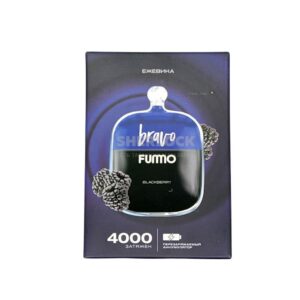 Электронная сигарета Fummo BRAVO 4000 (Ежевика) купить с доставкой в СПб, по России и СНГ. Цена. Изображение №28. 