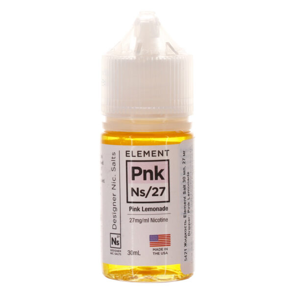 Жидкость Element Salt Pink Lemonade (30 мл) купить с доставкой в СПб, по России и СНГ. Цена. Изображение №8. 