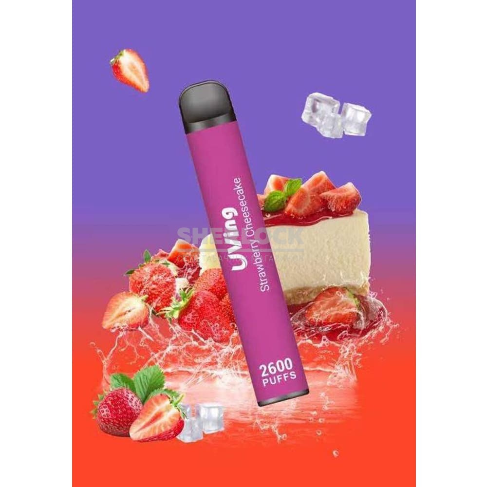 Uving S1 Strawberry cheesecake (Клубничный чизкейк) 2600 затяжек - купить в  СПб с доставкой