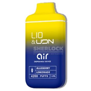 iJoy Lio UDN Air 4200 Blueberry Lemonade (Черничный лимонад) купить с доставкой в СПб, по России и СНГ. Цена. Изображение №20. 