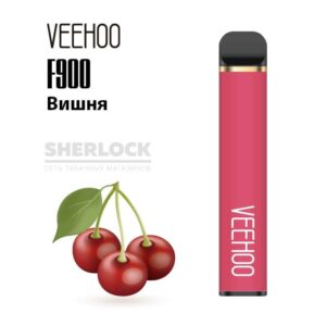 Электронная сигарета VEEHOO F900 1200 (Вишня) купить с доставкой в СПб, по России и СНГ. Цена. Изображение №16. 