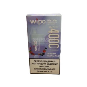Электронная сигарета WIPO 4000 (Голубика малина лёд) купить с доставкой в СПб, по России и СНГ. Цена. Изображение №32. 