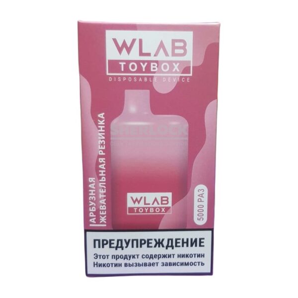 Электронная сигарета WLAB TOYBOX 5000 (Арбузная жевательная резинка) купить с доставкой в СПб, по России и СНГ. Цена. Изображение №8. 