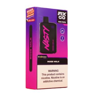 Электронная сигарета NASTY FIX GO 5000 (Розовый милкшейк) купить с доставкой в СПб, по России и СНГ. Цена. Изображение №12. 