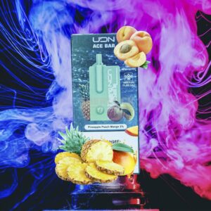 UDN ACE BAR 5000 Pineapple Peach Mango (Ананас Персик Манго) купить с доставкой в СПб, по России и СНГ. Цена. Изображение №15. 