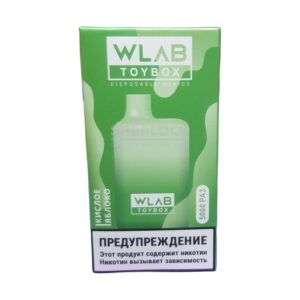 Электронная сигарета WLAB TOYBOX 5000 (Кислое яблоко) купить с доставкой в СПб, по России и СНГ. Цена. Изображение №29. 