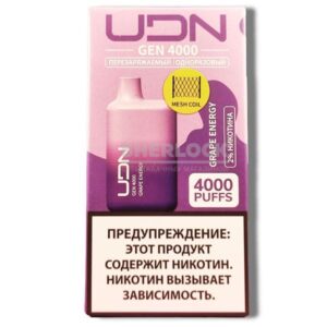 UDN GEN 4000 Grape Energy (Виноград Энергетик ) купить с доставкой в СПб, по России и СНГ. Цена. Изображение №48. 