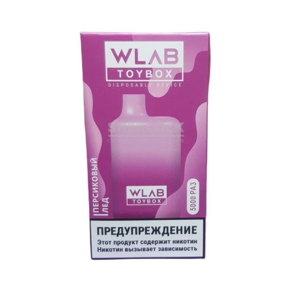 Электронная сигарета WLAB TOYBOX 5000 (Персиковый лёд) купить с доставкой в СПб, по России и СНГ. Цена. Изображение №8. 