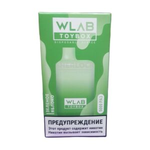 Электронная сигарета WLAB TOYBOX 5000 (Зелёное яблоко) купить с доставкой в СПб, по России и СНГ. Цена. Изображение №35. 