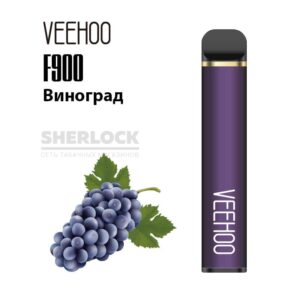Электронная сигарета VEEHOO F900 1200 (Виноград) купить с доставкой в СПб, по России и СНГ. Цена. Изображение №12. 
