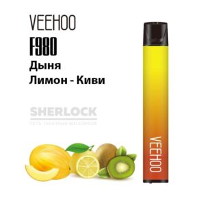 Электронная сигарета VEEHOO F980 2000 (Дыня лимон киви) купить с доставкой в СПб, по России и СНГ. Цена. Изображение №11. 