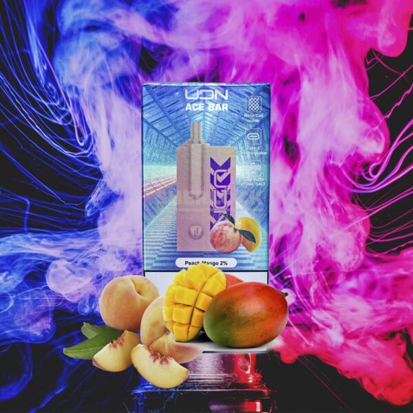 UDN ACE BAR 5000 Peach Mango (Персик Манго) купить с доставкой в СПб, по России и СНГ. Цена. Изображение №8. 