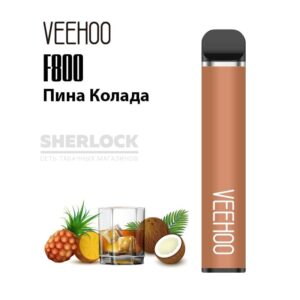 Электронная сигарета VEEHOO F800 1500 (Пина колада) купить с доставкой в СПб, по России и СНГ. Цена. Изображение №35. 