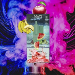 UDN ACE BAR 5000 Watermelon Apple Banana (Арбуз Банан  Яблоко) купить с доставкой в СПб, по России и СНГ. Цена. Изображение №13. 