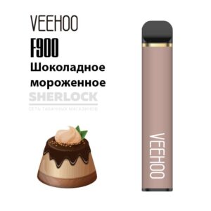 Электронная сигарета VEEHOO F900 1200 (Шоколадное мороженое) купить с доставкой в СПб, по России и СНГ. Цена. Изображение №11. 