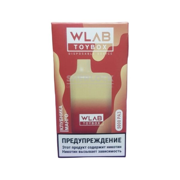 Электронная сигарета WLAB TOYBOX 5000 (Клубника манго) купить с доставкой в СПб, по России и СНГ. Цена. Изображение №8. 