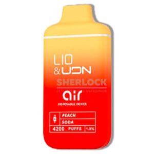 iJoy Lio UDN Air 4200 Peach Soda (Персик сода) купить с доставкой в СПб, по России и СНГ. Цена. Изображение №15. 