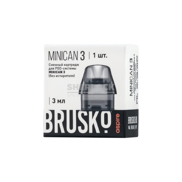 Сменный картридж Brusko Minican 3, (упак 1 шт) купить с доставкой в СПб, по России и СНГ. Цена. Изображение №18. 