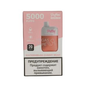 Электронная сигарета PUFFMI DX Mesh Box 5000 (Арбуз мармеладные мишки) купить с доставкой в СПб, по России и СНГ. Цена. Изображение №13. 