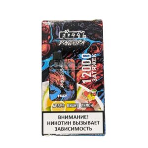 Электронная сигарета Fizzy Pandora 12000 (Арбуз Вишня Лимон) купить с доставкой в СПб, по России и СНГ. Цена. Изображение №14. 