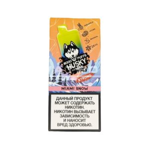 Электронная сигарета HUSKY AIRMAX 8000 MIAMI SNOW (Ананас личи-банан) купить с доставкой в СПб, по России и СНГ. Цена. Изображение №35. 