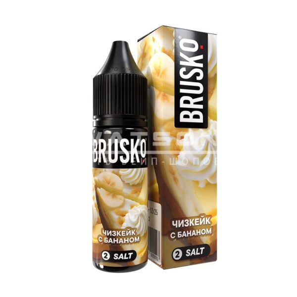 Жидкость Brusko Salt (Chubby) (Чизкейк с бананом) 35 мл 2% (20 мг/мл) купить с доставкой в СПб, по России и СНГ. Цена. Изображение №8. 