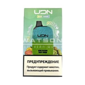 Электронная сигарета UDN BAR 10000 (Киви маракуйя фрукт гуава) купить с доставкой в СПб, по России и СНГ. Цена. Изображение №13. 