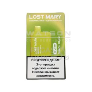 Электронная сигарета LOST MARY BM5000 (Лимон лайм) купить с доставкой в СПб, по России и СНГ. Цена. Изображение №14. 