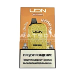 Электронная сигарета UDN BAR 10000 (Энергетик) купить с доставкой в СПб, по России и СНГ. Цена. Изображение №32. 