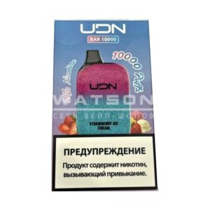 Электронная сигарета UDN BAR 10000 (Киви маракуйя фрукт гуава) купить с доставкой в СПб, по России и СНГ. Цена. Изображение №6. 