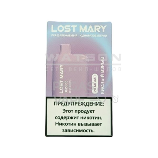 Электронная сигарета LOST MARY BM5000 (Кислый взрыв) купить с доставкой в СПб, по России и СНГ. Цена. Изображение №8. 