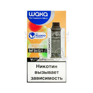 Электронная сигарета Waka PA-10000 Blueberry Raspberry (Черника малина) купить с доставкой в СПб, по России и СНГ. Цена. Изображение №7. 